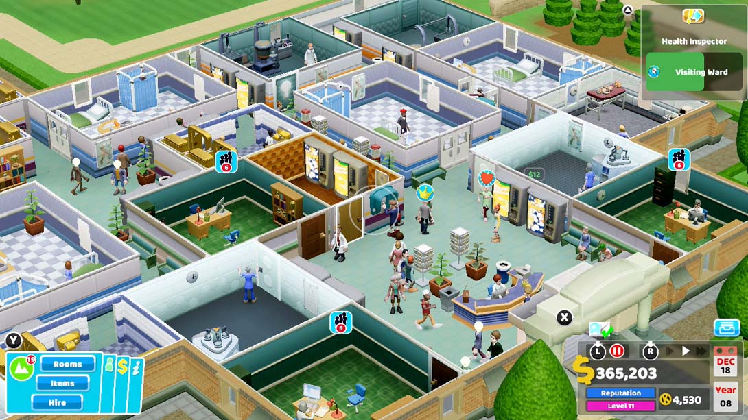 内容图：双点医院 Two Point Hospital