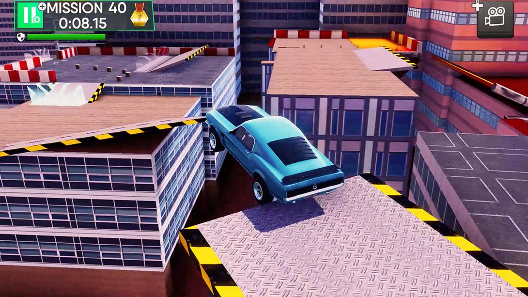 内容图：屋顶停车场 Roof Jump Stunt Driver