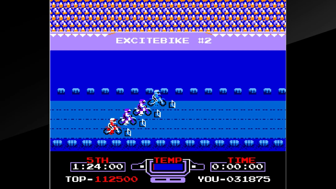 街机档案 越野机车 Arcade Archives EXCITEBIKE 游戏内截图2 街机 竞速
