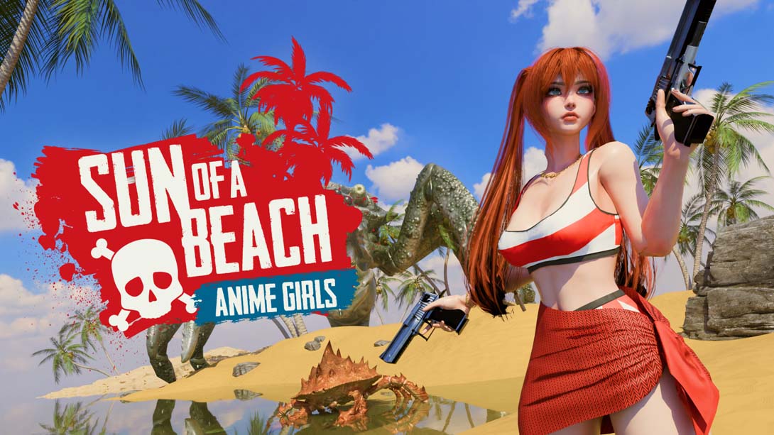 动漫女孩 沙滩阳光 .Anime Girls Sun of a Beach