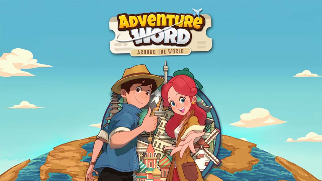 冒险单词 环球旅行 .Adventure Word Around the World