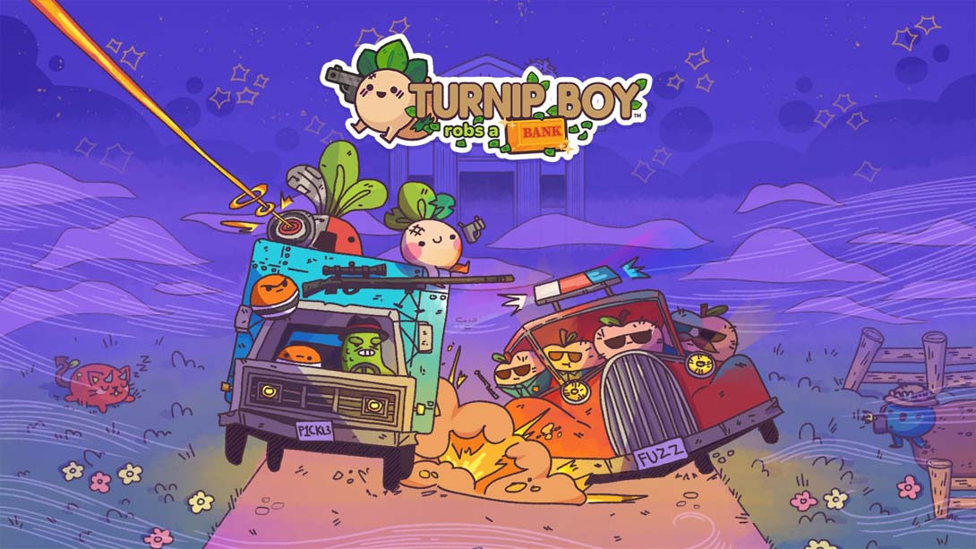 大头菜小子抢银行 .Turnip Boy Robs a Bank