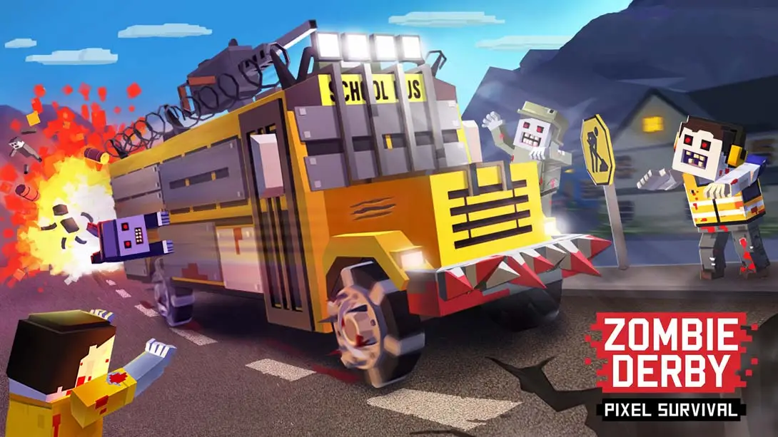 僵尸德比：像素生存车 .Zombie Derby: Pixel Survival