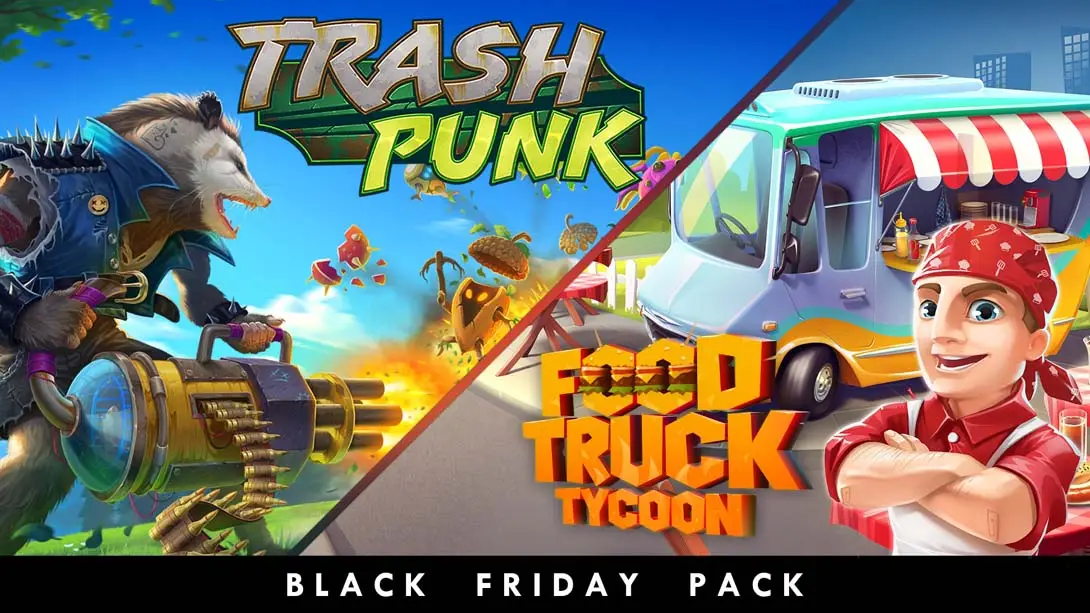 垃圾朋克&食品卡车大亨黑色星期五包 .2 in 1: Trash Punk & Food Truck Tycoon