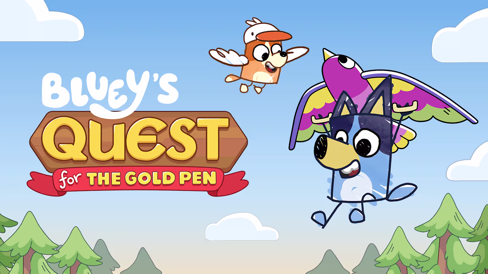 布鲁伊寻找金笔 .Bluey's Quest For The Gold Pen