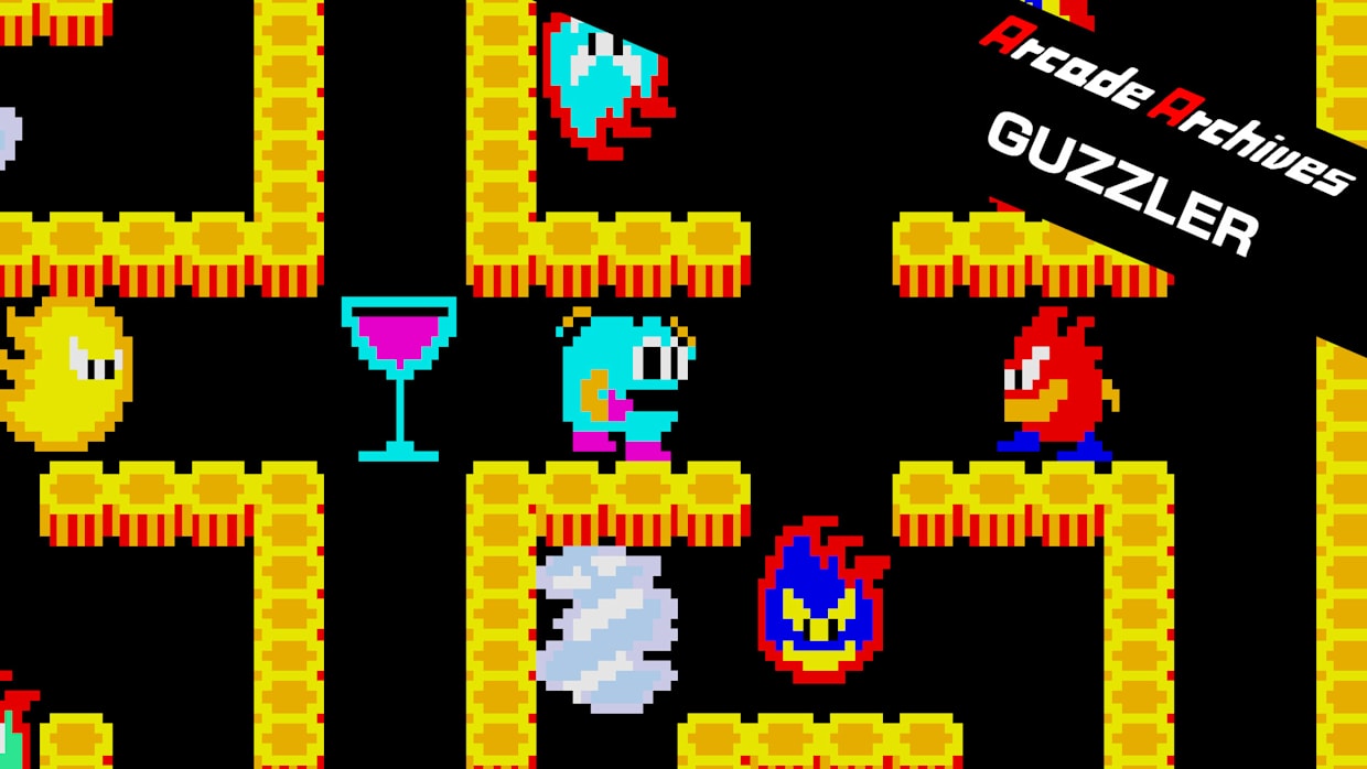街机博物馆：水精灵|Arcade Archives: Guzzler