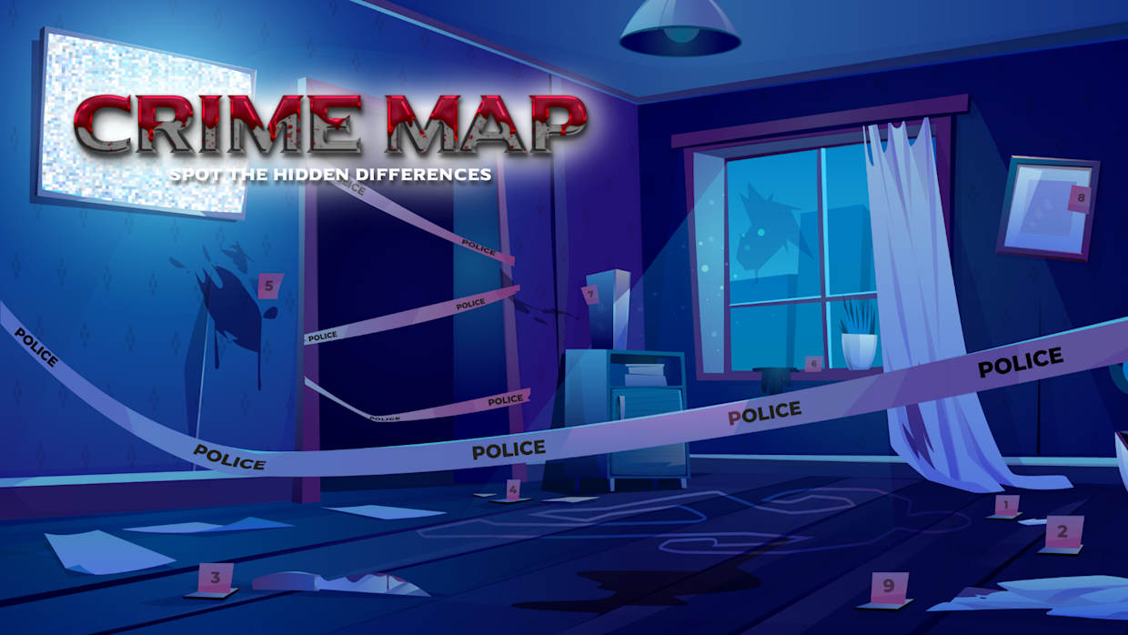 犯罪地图：发现隐藏的差异|Crime Map: Spot the Hidden Differences