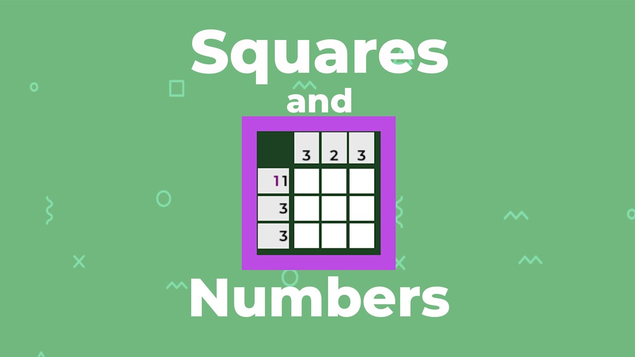 正方形和数字|Squares and Numbers