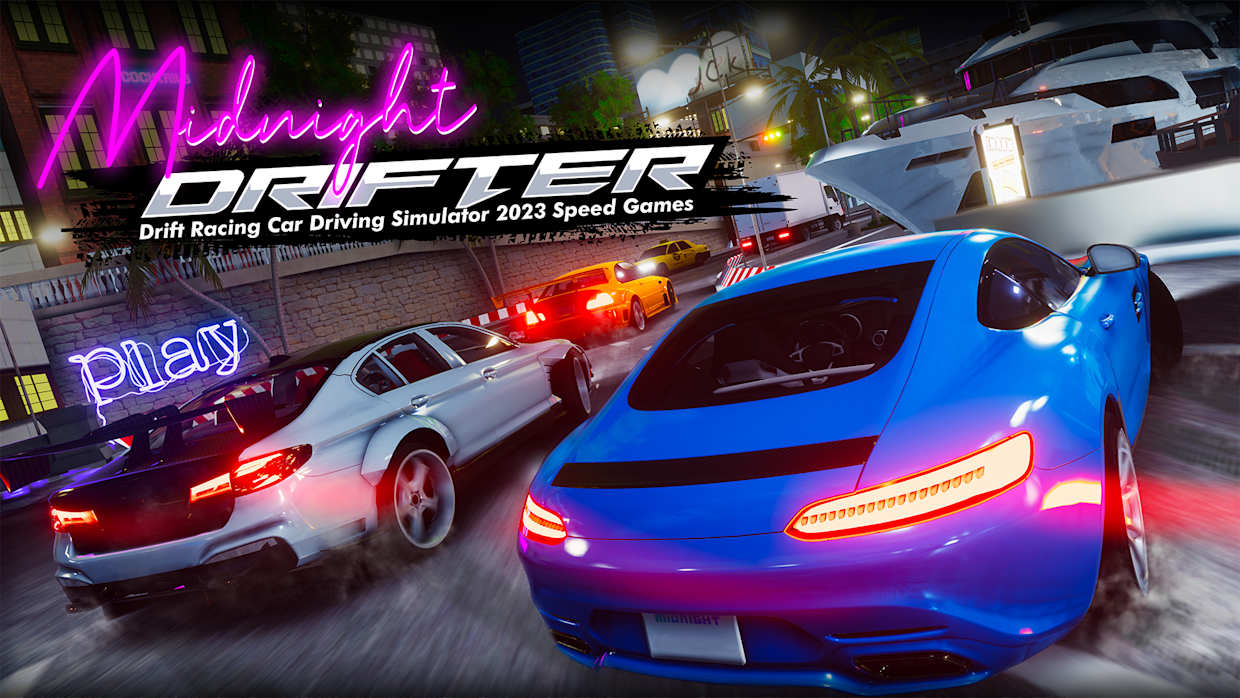 午夜漂移赛车驾驶模拟器2023速度游戏|Midnight Drifter-Drift Racing Car Racing Driving Simulator 2023 Speed Games